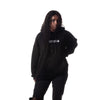 EMBROIDERED BOX LOGO HOODIE BLACK
